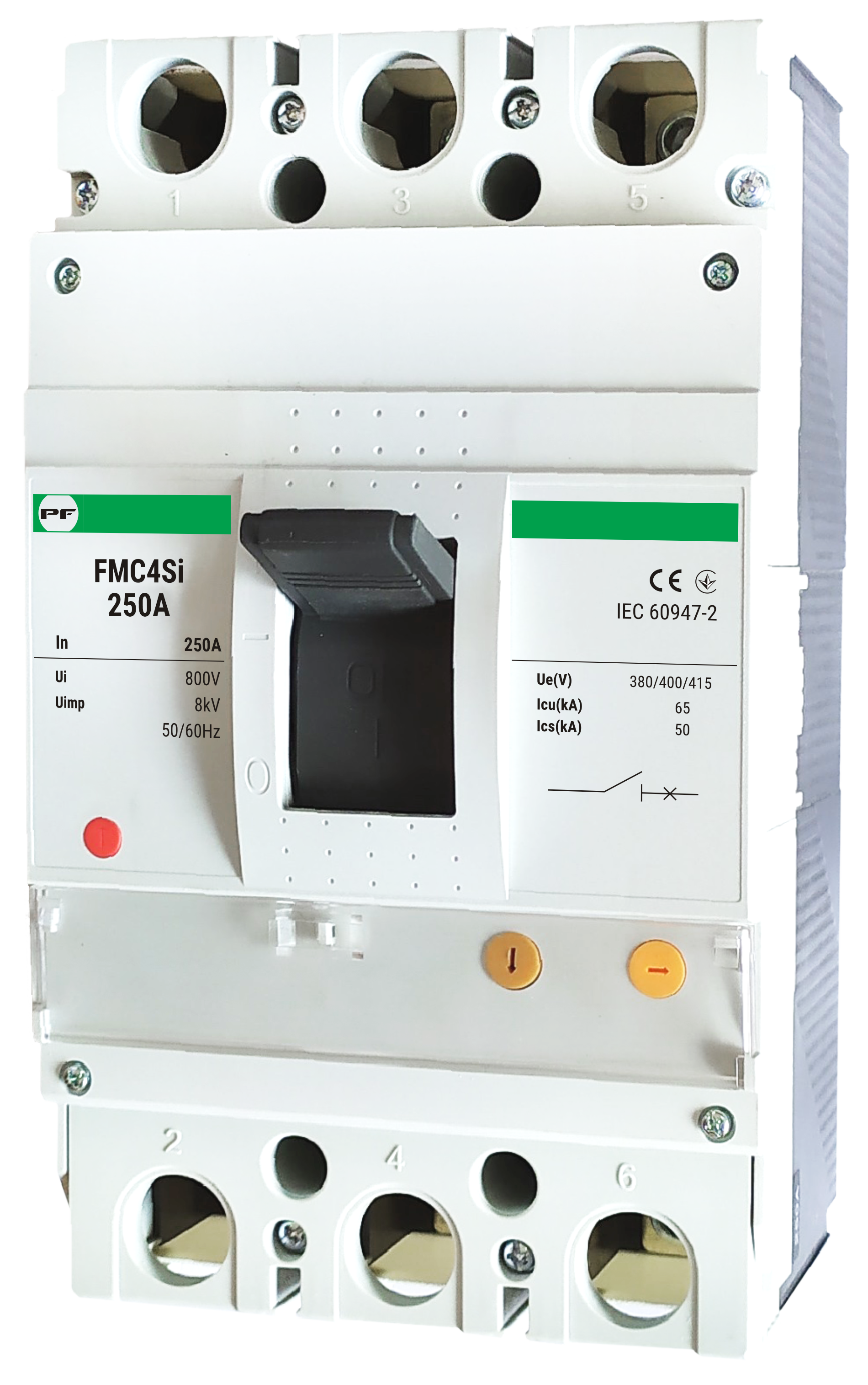 Wyłącznik mocy kompaktowy z regulacją termomagnetyczną FMC4Si 3P 300A 85kA