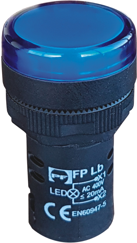 Lampka kontrolna FPL230BE (niebieska) 230V AC/DC